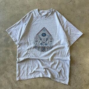 vintage y2k 00s aztec surfwear tee